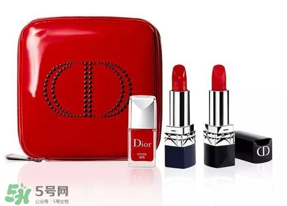 迪奧999摯愛紅唇套裝多少錢？迪奧999紅唇套裝試色