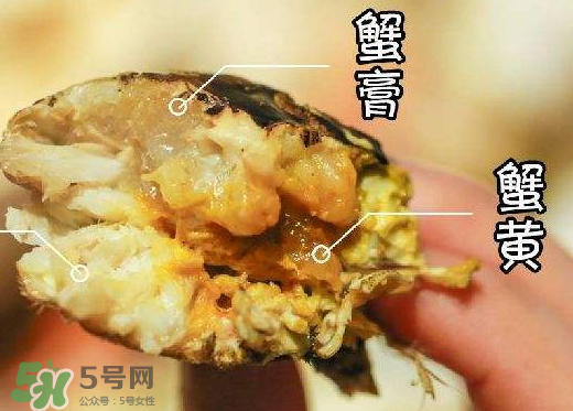 蟹黃是黑色的怎么回事？蟹黃中間有黑的是什么？