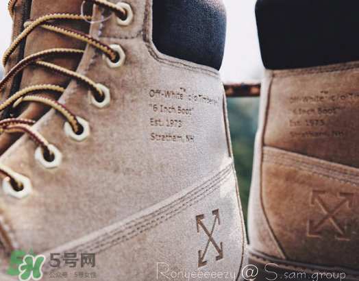 off white與timberland聯(lián)名6英寸大黃靴實(shí)物什么樣？