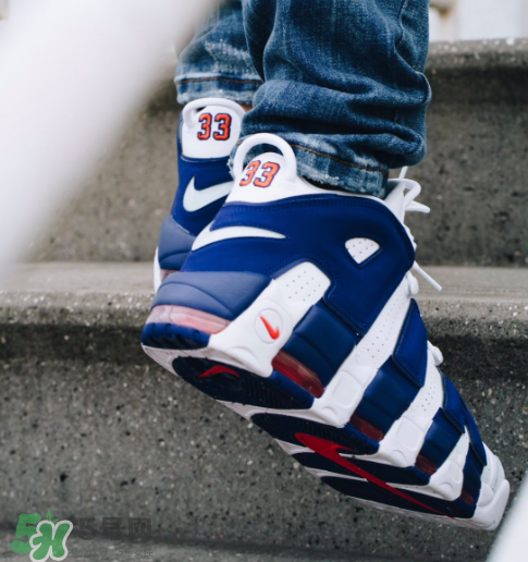 nike air more uptempo尼克斯配色上腳效果怎么樣？