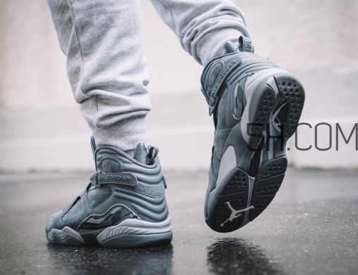 air jordan 8 retro cool grey上腳效果怎么樣？