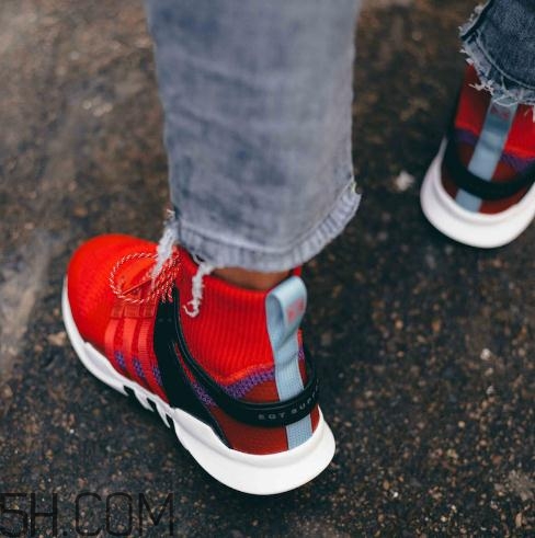 adidas eqt support adv中筒襪套款上腳效果怎么樣？
