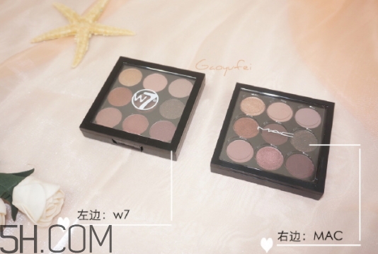 w7眼影盤怎么使用？英國w7九色眼影盤畫法步驟