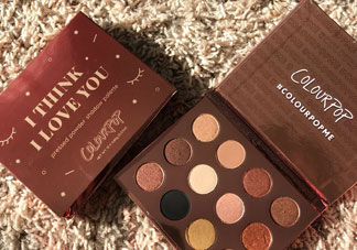 colourpop i think i love you色號試色_妝容教程