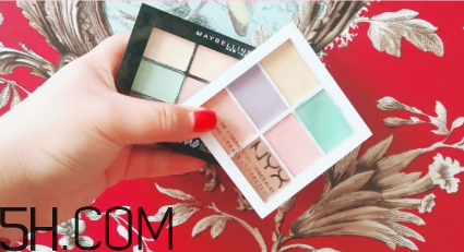 美寶蓮六色遮瑕盤好用嗎？nyx vs maybelline六色遮瑕盤對比