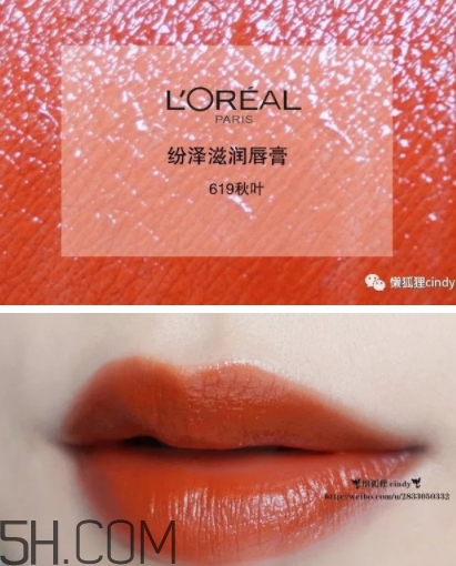 歐萊雅619秋葉試色 歐萊雅金管619好看嗎？