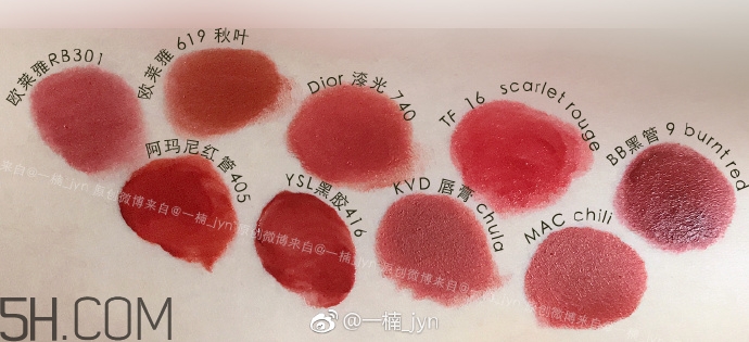 歐萊雅619和迪奧740像嗎？歐萊雅619秋葉和迪奧740對(duì)比