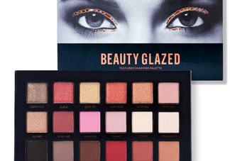 beauty glazed眼影盤好用嗎_色號試色