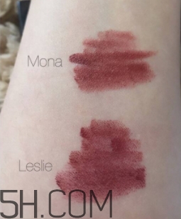 nars mona和leslie一樣嗎？nars mona和leslie試色對(duì)比