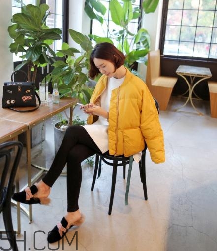 黃色棉服怎么搭配？黃色棉襖搭配圖片