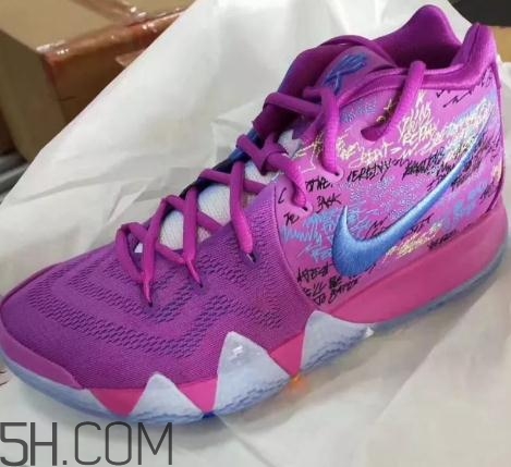 nike kyrie 4 multi color鴛鴦配色實物諜照什么樣？