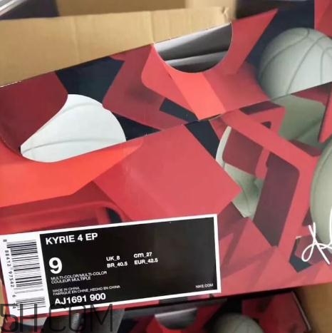 nike kyrie 4 multi color鴛鴦配色實物諜照什么樣？