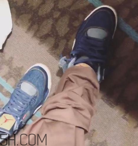 levis與air jordan 4聯(lián)名款實(shí)物什么樣_多少錢？