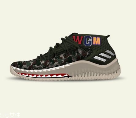 bape與adidas dame 4聯(lián)名有哪幾款_多少錢？