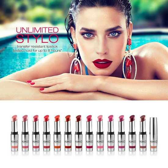 kiko8系列口紅熱門(mén)色試色 kiko彩妝明星產(chǎn)品