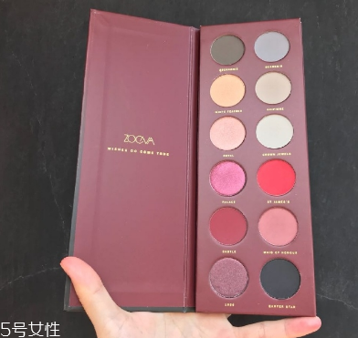 zoeva眼影多少錢(qián)？zoeva queens guard眼影盤(pán)試色