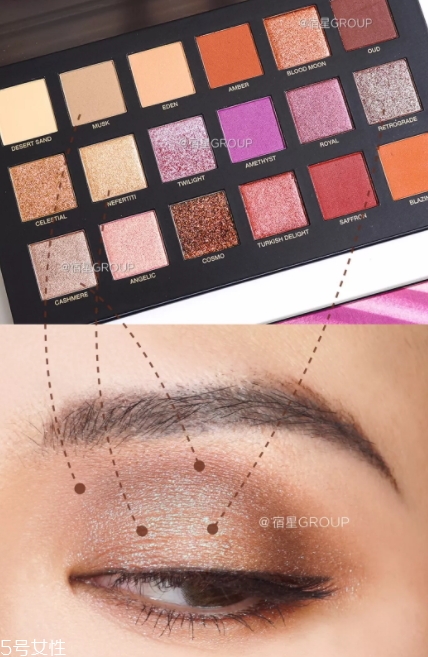 huda beauty沙漠盤怎么畫？油管大神一步步示范