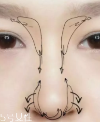 怎么把鼻梁畫高？小白都能駕馭的四步鼻梁修容法