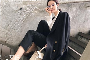 雙排扣西裝怎么搭配？盡顯帥氣女王范兒