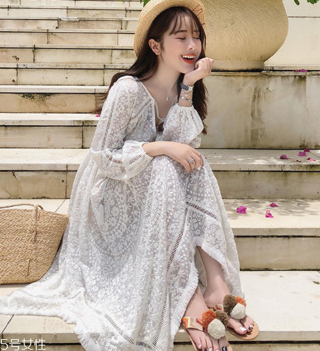2022新款蕾絲連衣裙？回頭率超高的仙女裙