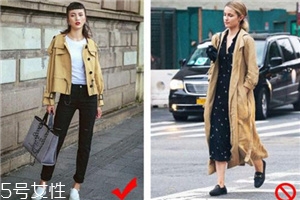 小個子女生怎么挑選風衣？小個子風衣穿搭技巧