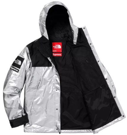 supreme聯(lián)名tnf銀色沖鋒衣多少錢？