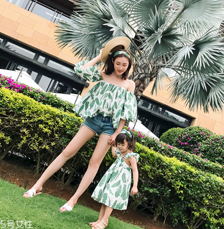 夏天母女裝怎么搭配？夏季母女裝搭配圖片