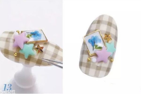 日系田園風(fēng)美甲怎么做 簡(jiǎn)單美甲教程
