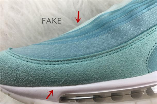 耐克air max 97萬花筒真假對(duì)比 am97萬花筒真假鑒定